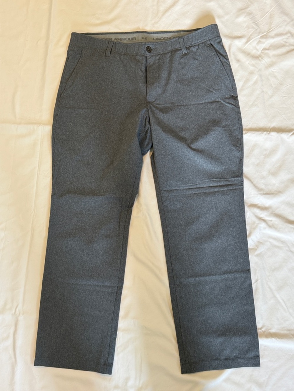 Under Armour Men's Dark Gray Performance Flex Waist Golf Chino Pants 38x30